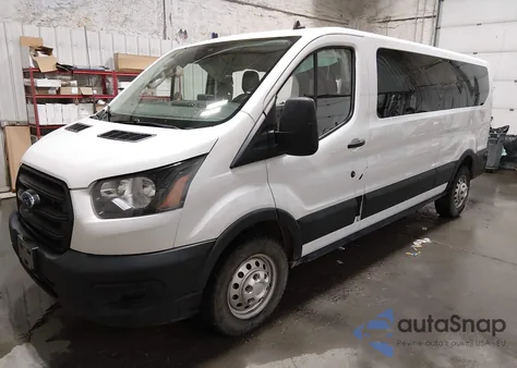 2020 Ford Transit-350 Passenger Van Xl z USA, uszkodzony, nr VIN 1FBAX9Y83LKB23528